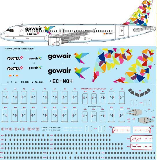Airbus A320 (Gowair) 144-973