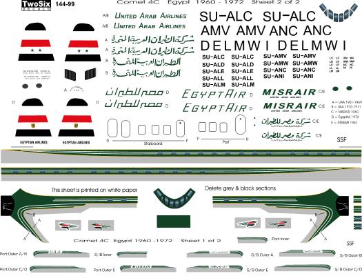 De Havilland Comet 4 (United Arab Airlines)  144-99