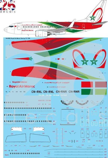 Boeing 737-700 (Royal Air Maroc) 144-993