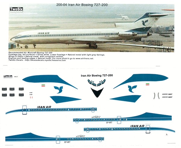Boeing 727-200 (Iran Air)  200-04