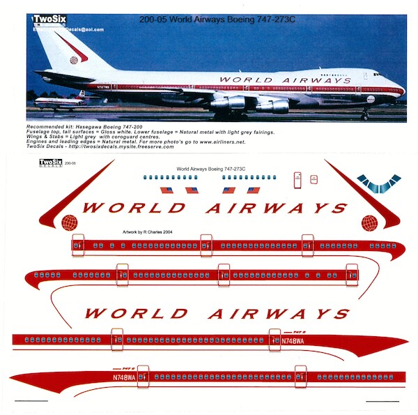 Boeing 747-200 (World Airways) 200-05
