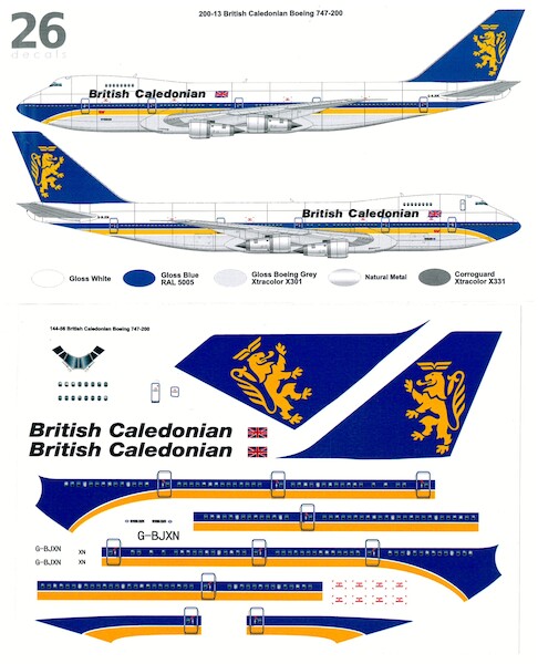 Boeing 747-200 (British Caledonian)  200-13