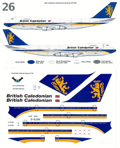 Boeing 747-200 (British Caledonian) 200-13