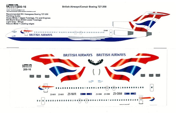 Boeing 727-200 (British Airways "Chatham") 200-16