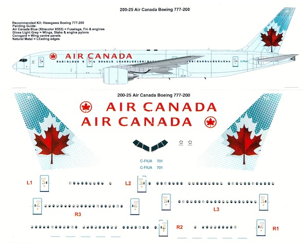 Boeing 777 (Air Canada) 200-25