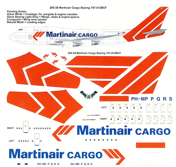 Boeing 747-400BCF (Martinair Cargo)  200-38