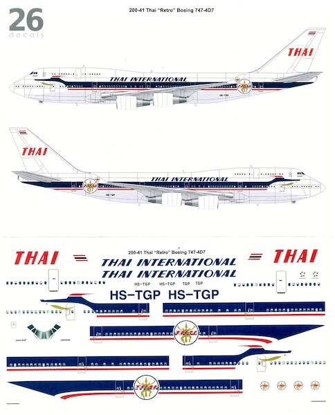 Boeing 747-400 (Thai Retro)  200-41