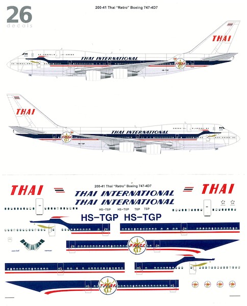 Boeing 747-400 (Thai Retro) 200-41
