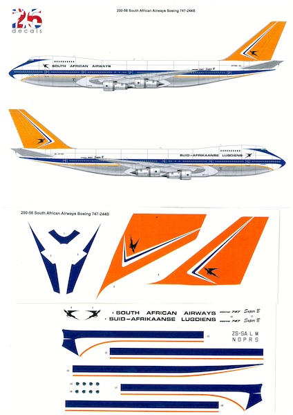 Boeing 747-244B (South African Airways) 200-56