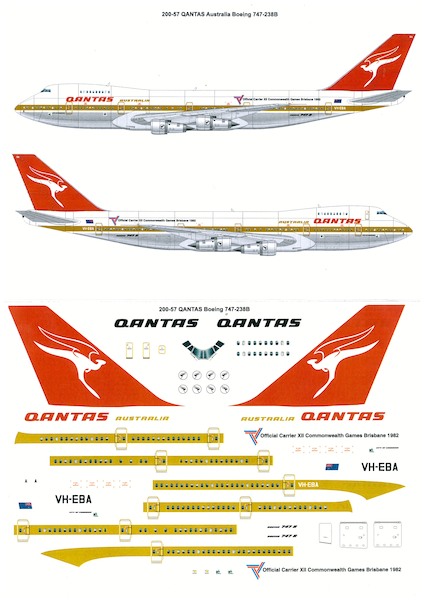 Boeing 747-238B (Qantas) 200-57