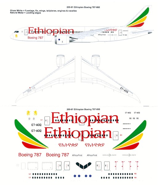 Boeing 787-8 Dreamliner (Ethiopian)  200-61