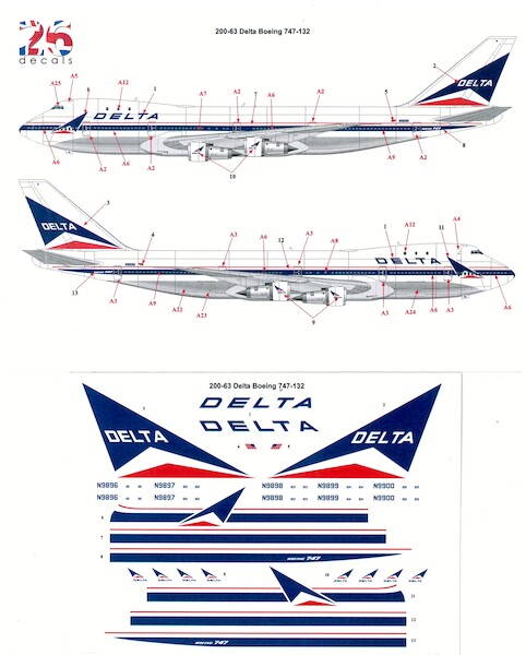 Boeing 747-132 (Delta) 200-63