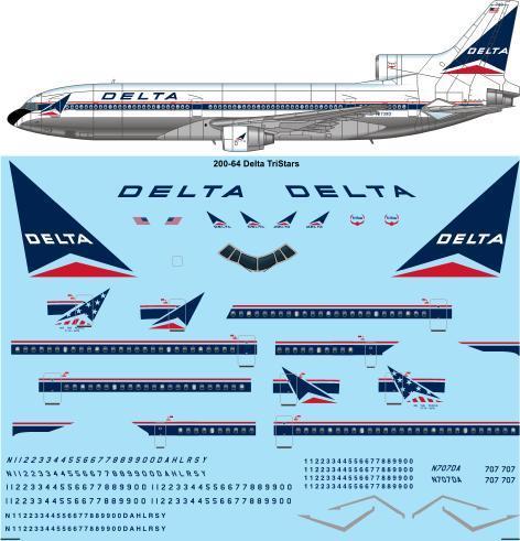 Lockheed L1011 Tristar (Delta) 200-64