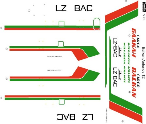 Antonov AN12 Cub (Balkan) 72-01