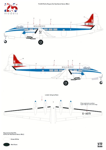 De Havilland Heron MK2 (Rolls Royce) 72-204