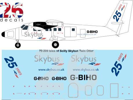 DHC6 Twin Otter (Isles of Scilly Skybus '25 Years") 72-209