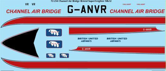 Bristol 170 SuperFreighter MK32 (Channel air bridge)  72-214