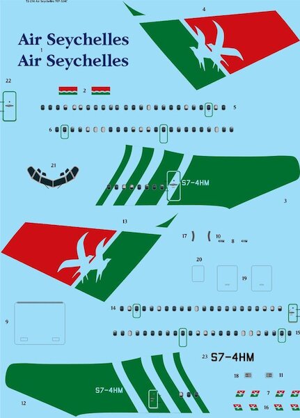 Boeing 707-300 (Air Seychelles)  72-234