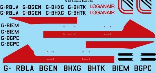 De Havilland DHC6 Twin Otter (Loganair)  72-238