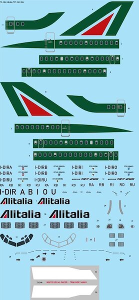 Boeing 727-246 (Alitalia)  72-246