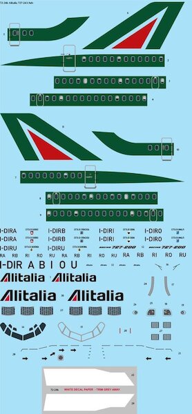 Boeing 727-246 (Alitalia) 72-246