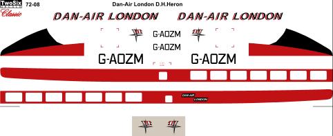 De Havilland Heron MK1 (Dan-Air) 72-08