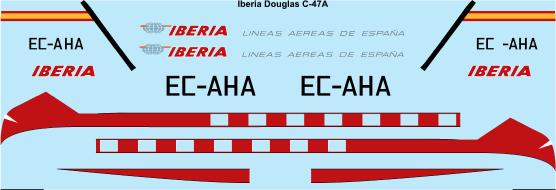 Douglas C47 Dakota (Iberia)  72-104