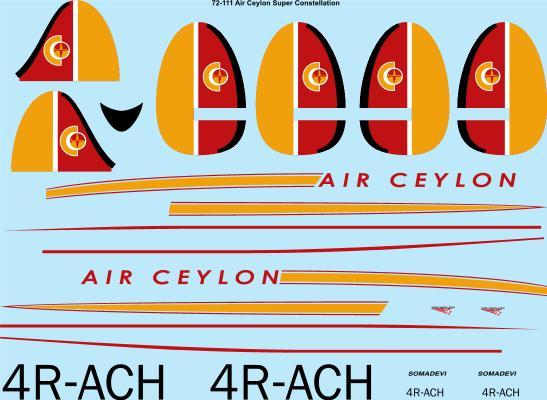 Lockheed Super Constellation (Air Ceylon) 72-111