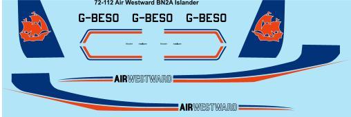 Britten Norman BN2 Islander (Air Westward) 72-112