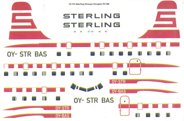 Douglas DC6b (Sterling Airways)  72-113