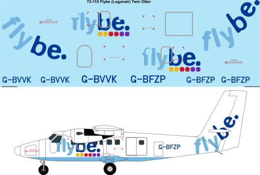 DHC6 Twin Otter (Fly Be (Loganair))  72-115