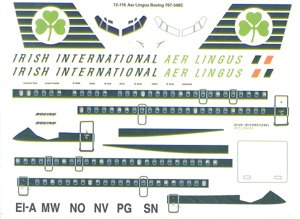 Boeing 707-348C (Aer Lingus)  72-116
