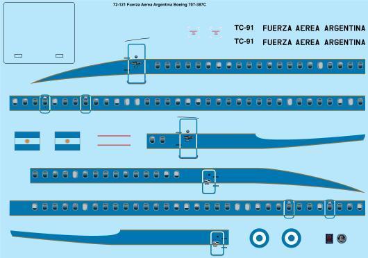 Boeing 707-387C (Fuerza Aerea Argentina) 72-121