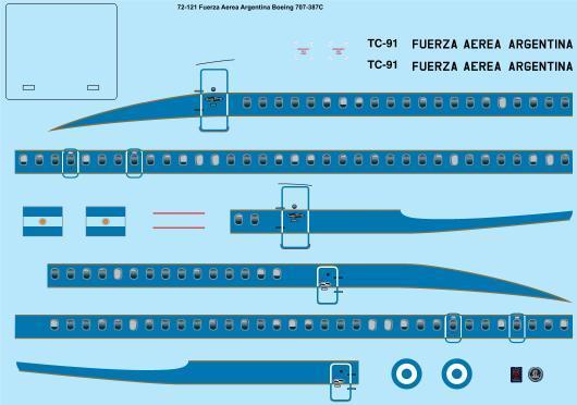 Boeing 707-387C (Fuerza Aerea Argentina)  72-121