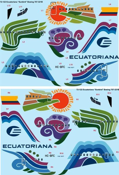 Boeing 707-321B (Ecuatoriana 'Sunbird") 72-122