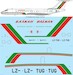 Tupolev Tu134A (Balkan Bulgarian - Final colours) 72-156
