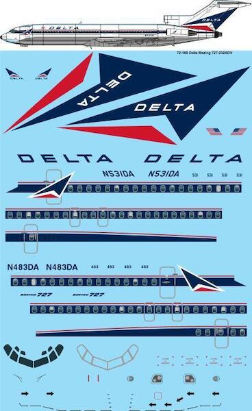 Boeing 727-200 ADV (Delta Airlines) 72-160