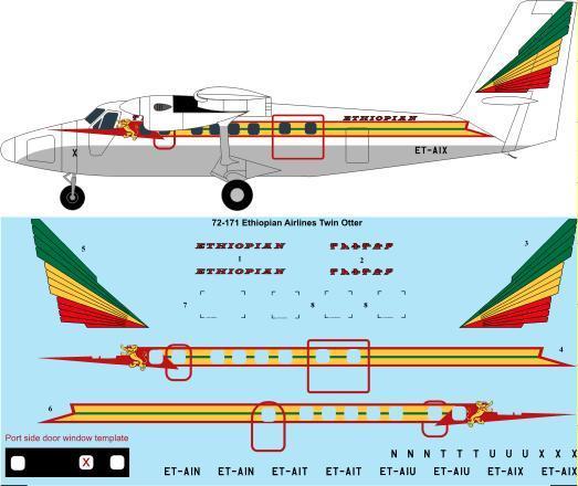 DHC6 Twin Otter (Ethiopian Airlines)  72-171