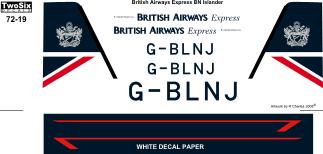 BN-2 Islander (British Airways Landor) 72-19