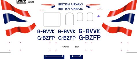 De Havilland Canada DHC6 Twin Otter (British Airways Chatham Dockyards)  72-20