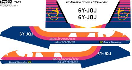 BN-2A Islander (Air Jamaica) 72-22