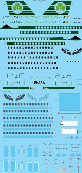 Boeing 737-200 (Aer Lingus Delivery scheme)  72-227