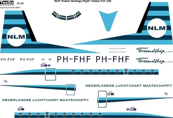 Fokker F27 Friendship (NLM Fokker Heritage)  72-23