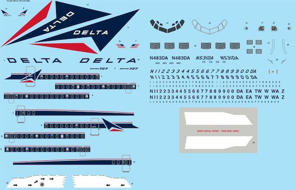Boeing 727-232 Adv. (Delta) 72-243
