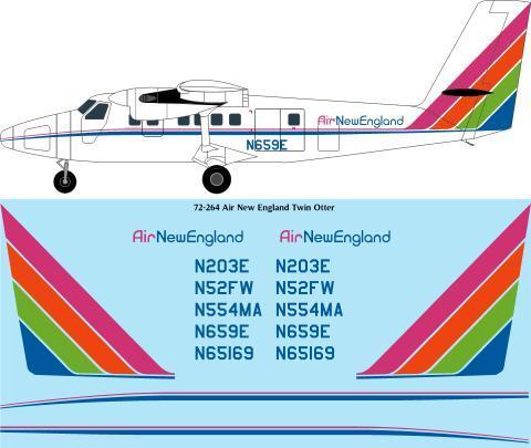 De Havilland DHC6 Twin Otter (Air New England) 72-264