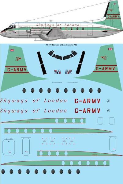 Hawker Siddeley HS-748 (Skyways of London) 72-270