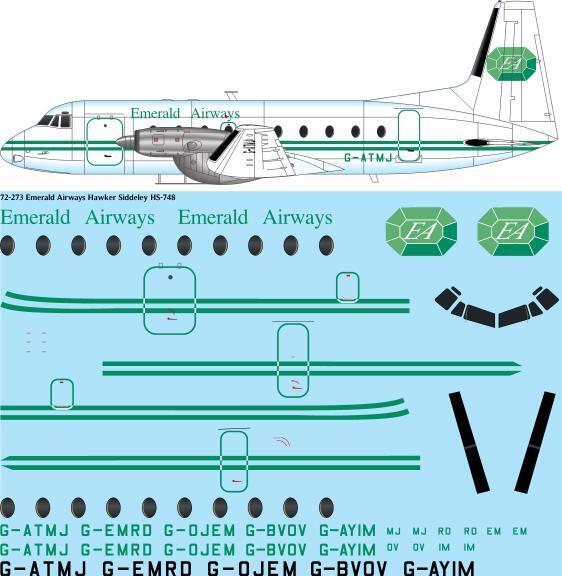 Hawker Siddeley HS-748 (Emerald Airways)  72-273