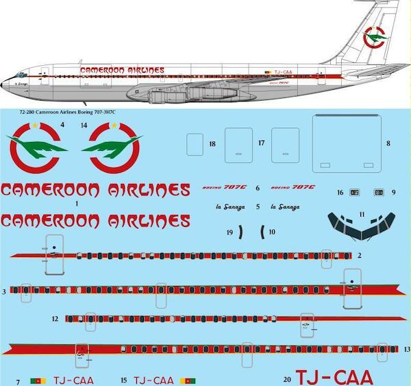 Boeing 707-3H7C (Cameroon Airlines) 72-280