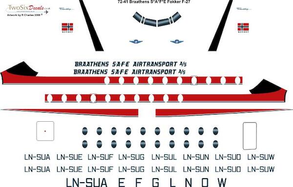 Fokker F27 Friendship (Braathens)  72-41