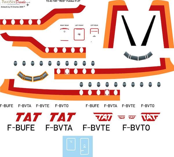 Fokker F27 Friendship (TAT Red) 72-43